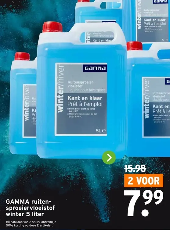 Aanbieding: ruitensproeiervloeistof winter