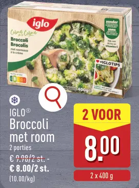 Aanbieding: Broccoli met room