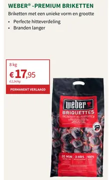 Aanbieding: Weber®-premium briketten