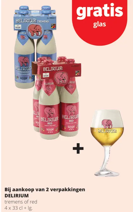 Promotie: DELIRIUM tremens of red