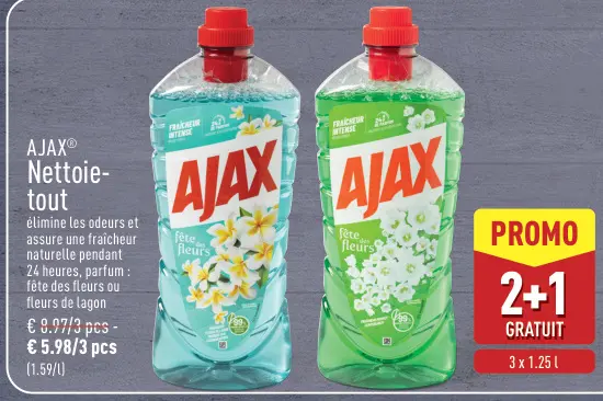 Offre: AJAX Nettoie-tout