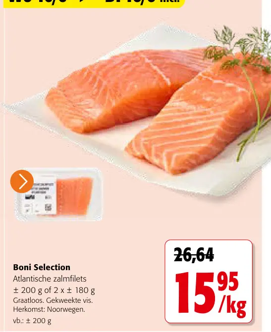 Promotie: Atlantische zalmfilets