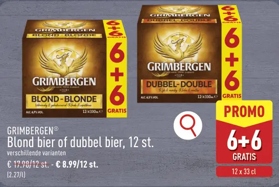 Promotie: Blond bier of dubbel bier