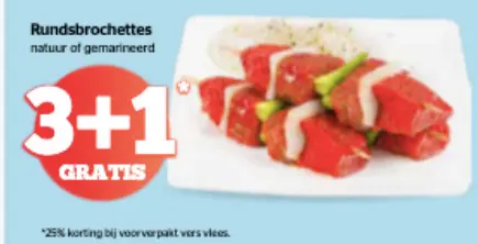 Promotie: Rundsbrochettes