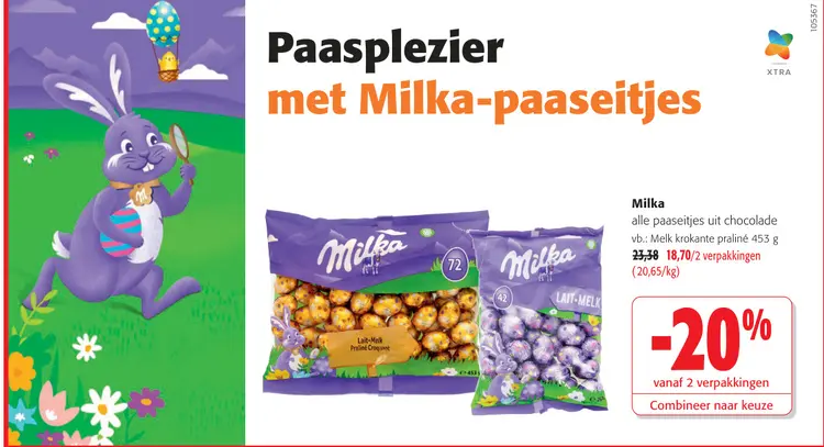 Promotie: Alle paaseitjes uit chocolade