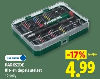 Aanbieding: Bit- en dopsleutelset