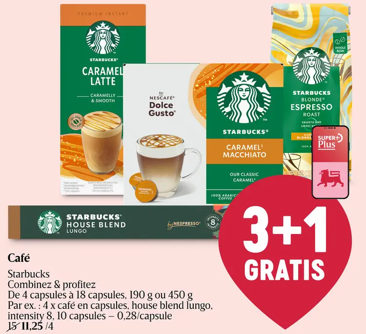Offre: Café Starbucks