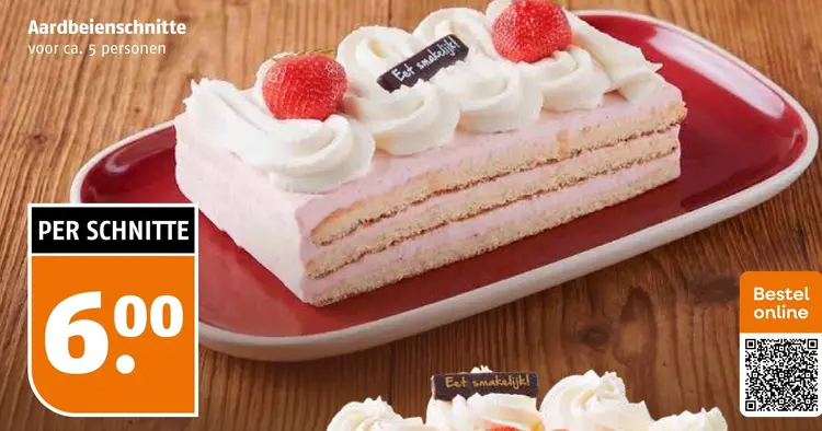 Aanbieding: Aardbeienschnitte