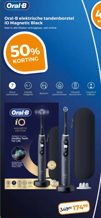 Aanbieding: Elektrische tandenborstel iO Magnetic Black