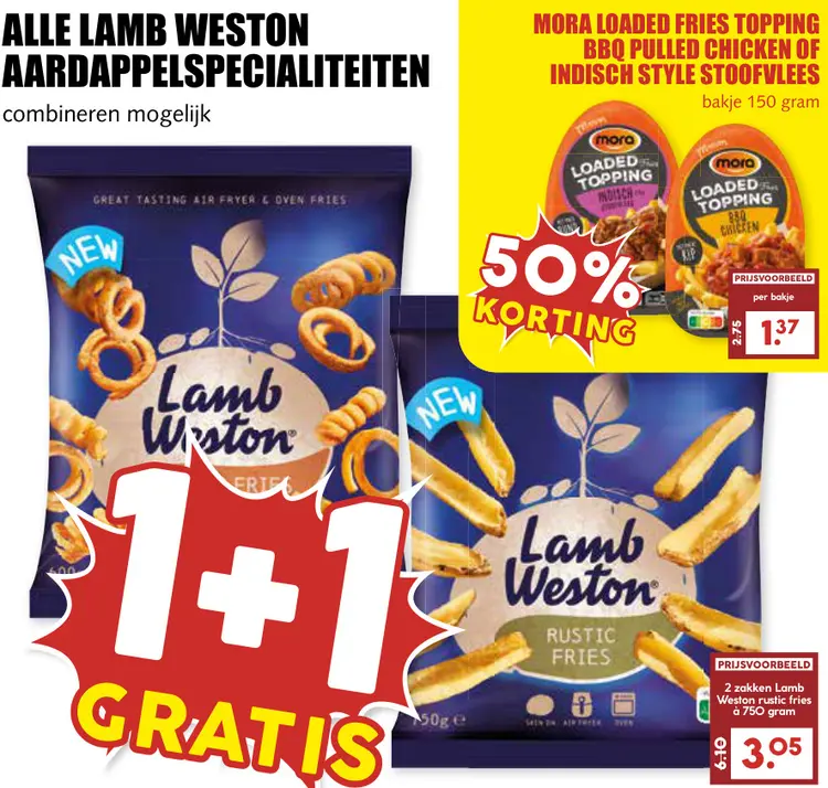 Aanbieding: Alle Lamb Weston aardappelspecialiteiten