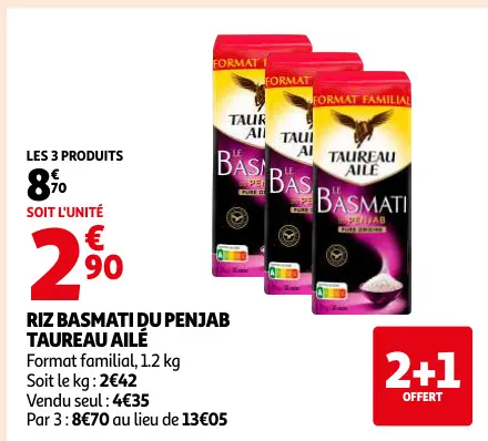 Promotie: Riz basmati du penjab
