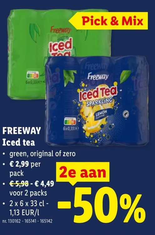 Promotie: Iced tea