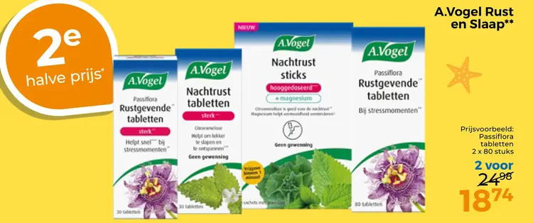 Aanbieding: Passiflora Rustgevende tabletten