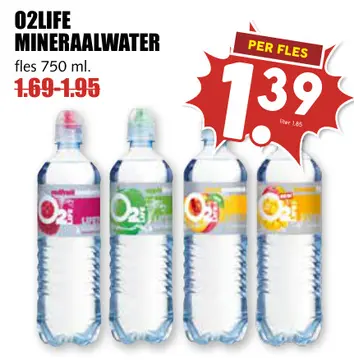 Aanbieding: O2life mineraalwater