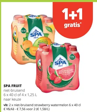 Aanbieding: Spa fruit