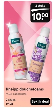 Aanbieding: Kneipp douchefoams