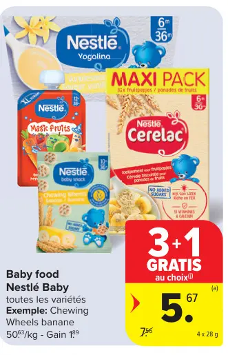 Offre: Baby food