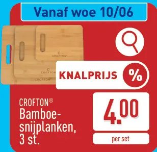 Promotie: Bamboe-snijplanken