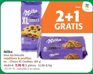 Offre: Milka tous les biscuits