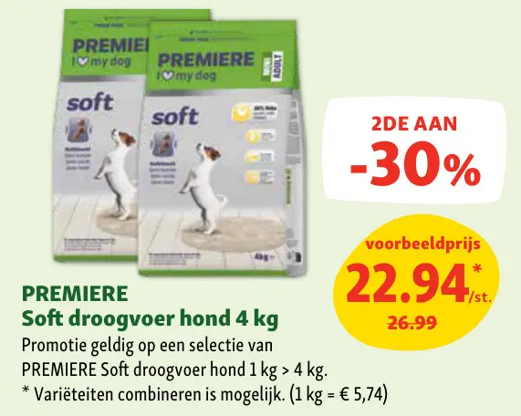 Aanbieding: Soft droogvoer hond