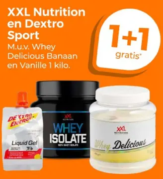 Aanbieding: XXL Nutrition en Dextro Sport