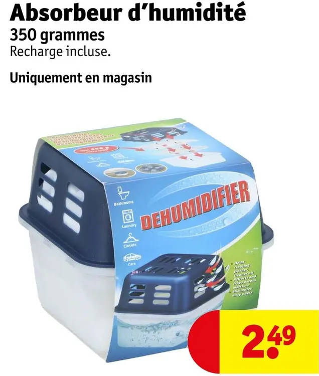 Offre: Absorbeur d'humidité