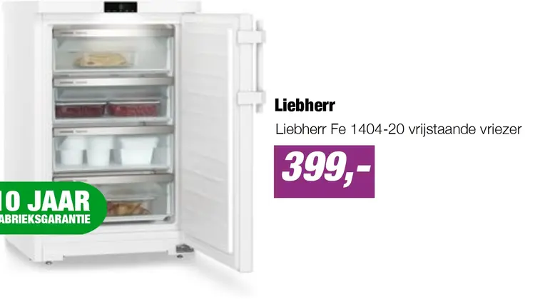 Aanbieding: Liebherr Fe 1404-20 vrijstaande vriezer
