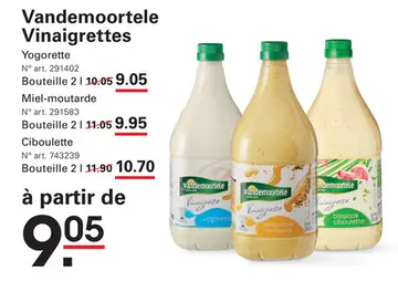 Offre: Vandemoortele Vinaigrettes