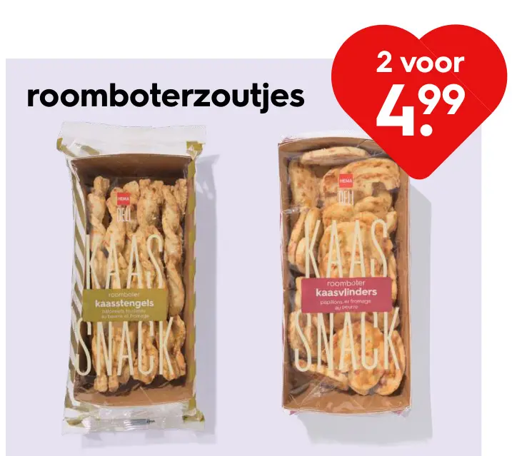 Promotie: roomboterzoutjes