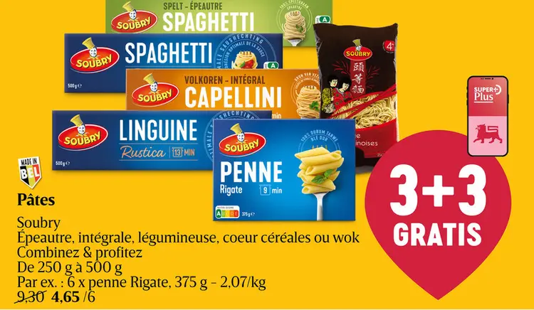 Offre: Pâtes Soubry