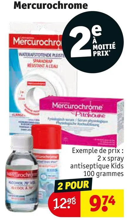 Offre: Mercurochrome