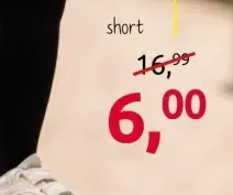 Aanbieding: short
