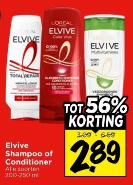 Aanbieding: Elvive Shampoo of Conditioner