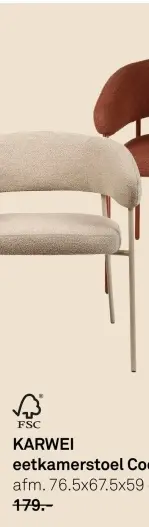 Aanbieding: eetkamerstoel Coco