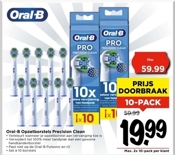 Aanbieding: Oral-B Opzetborstels Precision Clean