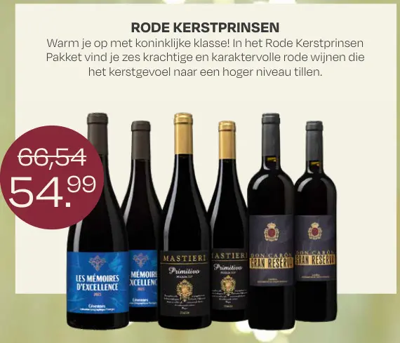 Aanbieding: Rode kerstprinsen