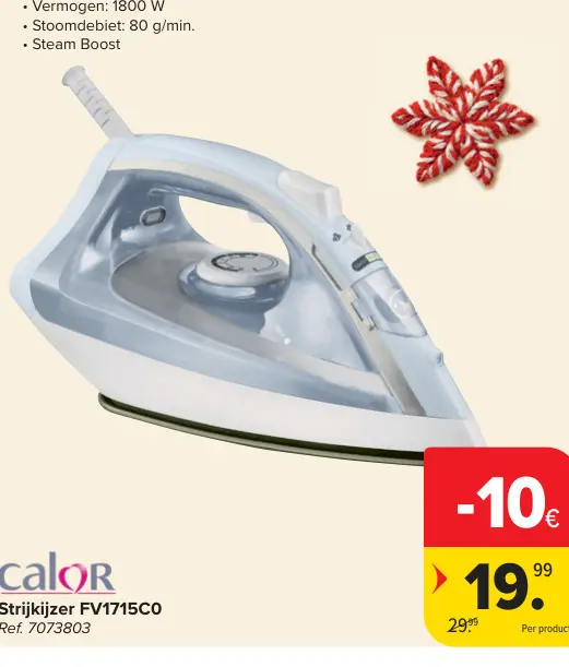 Promotie: Strijkijzer FV1715C0