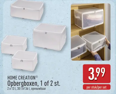 Promotie: Opbergboxen