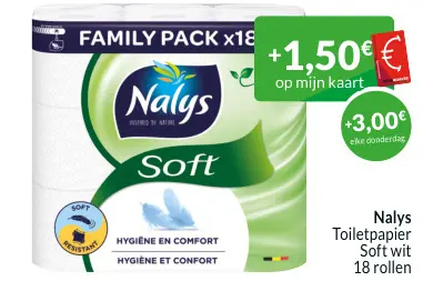 Promotie: Toiletpapier Soft wit