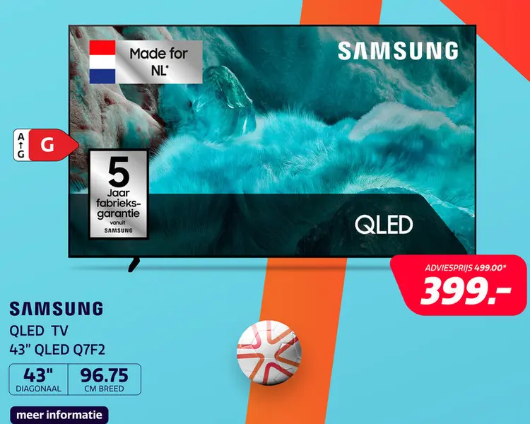 Aanbieding: Samsung 43" QLED Q7F2 (2025)