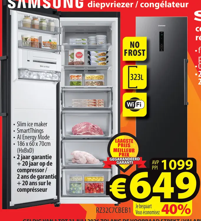 Offre: diepvriezer / congélateur