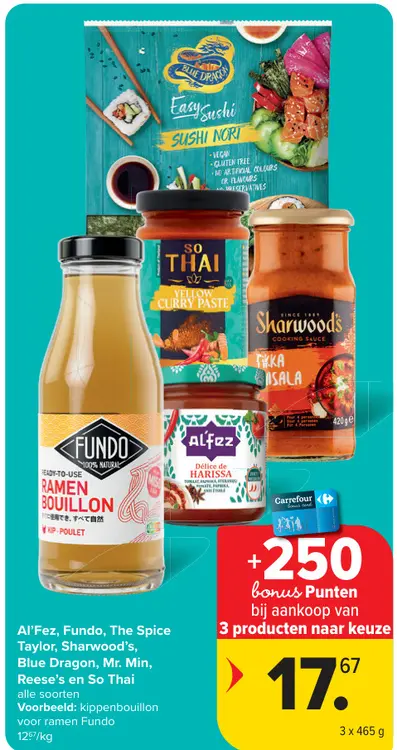 Promotie: Al'Fez, Fundo, The Spice Taylor, Sharwood's en meer