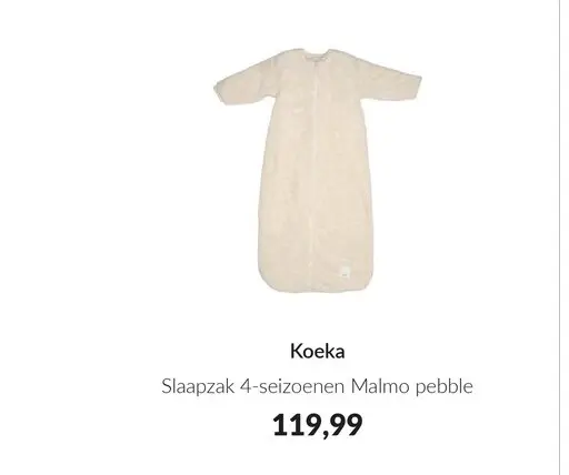 Aanbieding: Slaapzak 4-seizoenen Malmo pebble