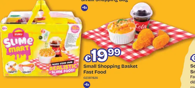 Offre: Small Shopping Basket Fast Food