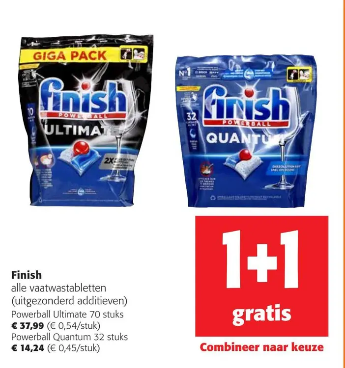 Aanbieding: Finish alle vaatwastabletten