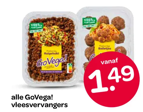 Aanbieding: GoVega! vleesvervangers