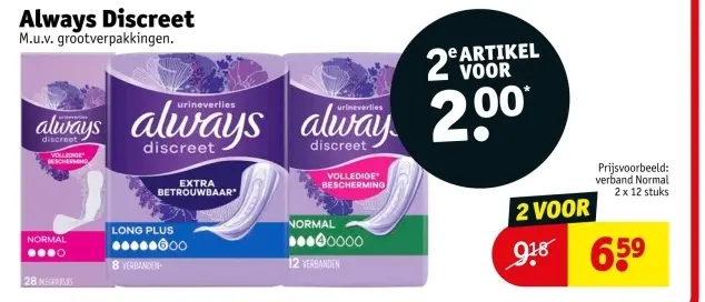 Aanbieding: Always Discreet