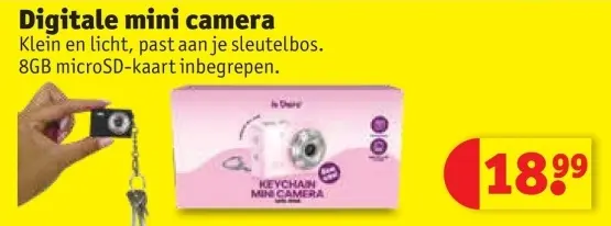 Promotie: Digitale mini camera