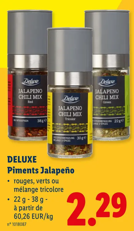 Offre: Piments Jalapeño