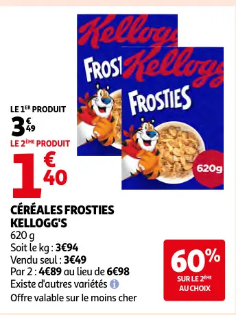 Promotie: Céréales frosties